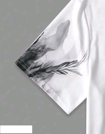 Spab Printed Casual White