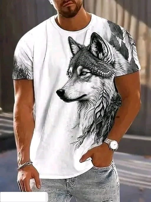 Spab Printed Casual White