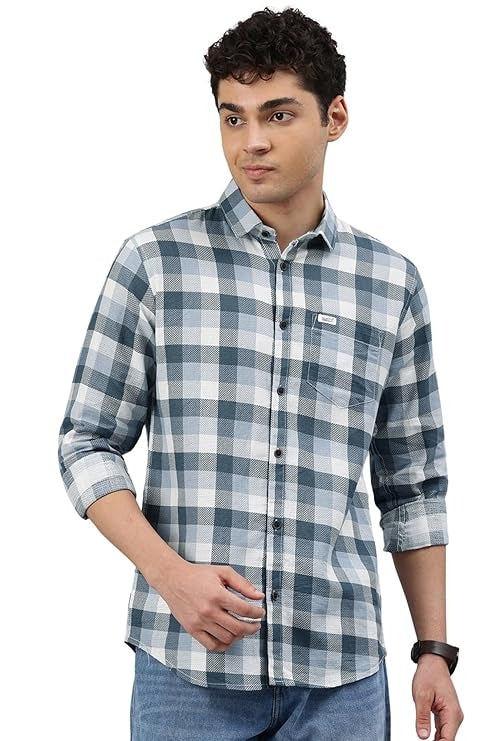 Mens Cotton Full Sleeves Check Shirts