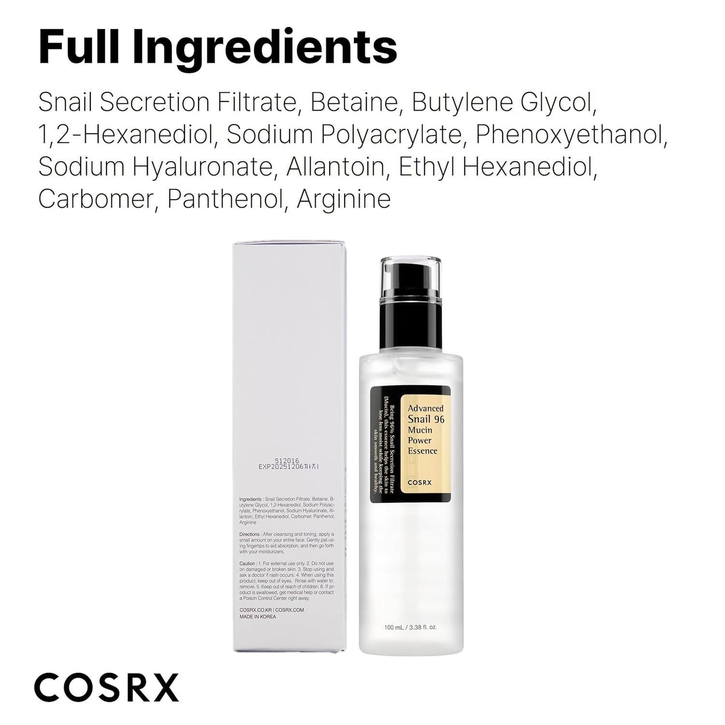 Snail 96 Mucin Power Essence 100 Ml Pack of 2