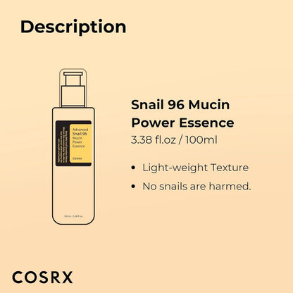 Snail 96 Mucin Power Essence 100 Ml Pack of 2