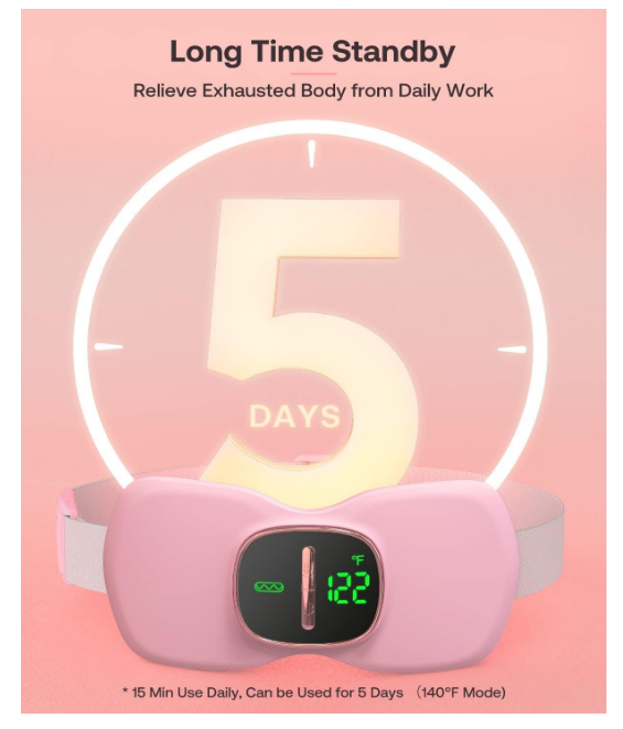 Period Cramp Relief Massager 3 way