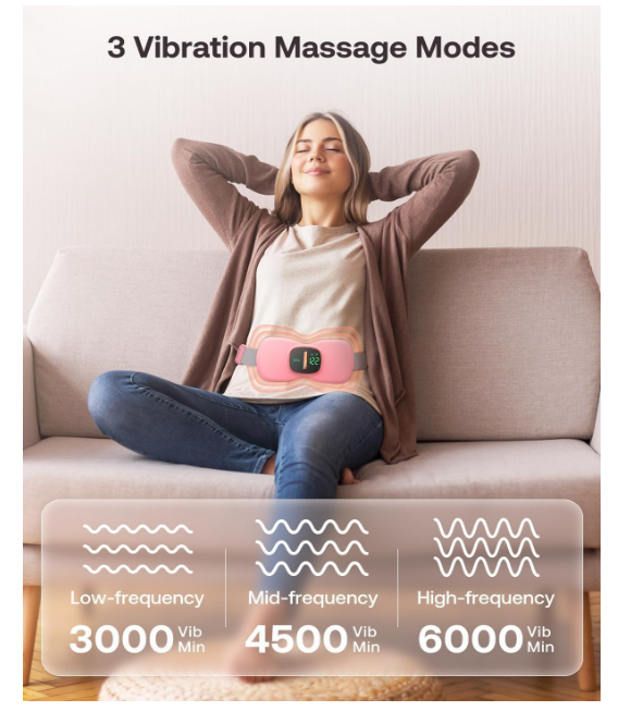 Period Cramp Relief Massager 3 way