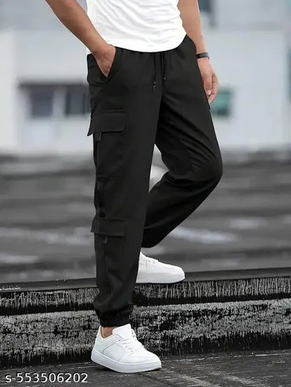 Men’s Black Cargo Jogger