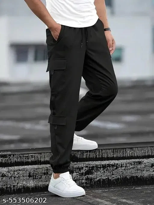 Men’s Black Cargo Jogger