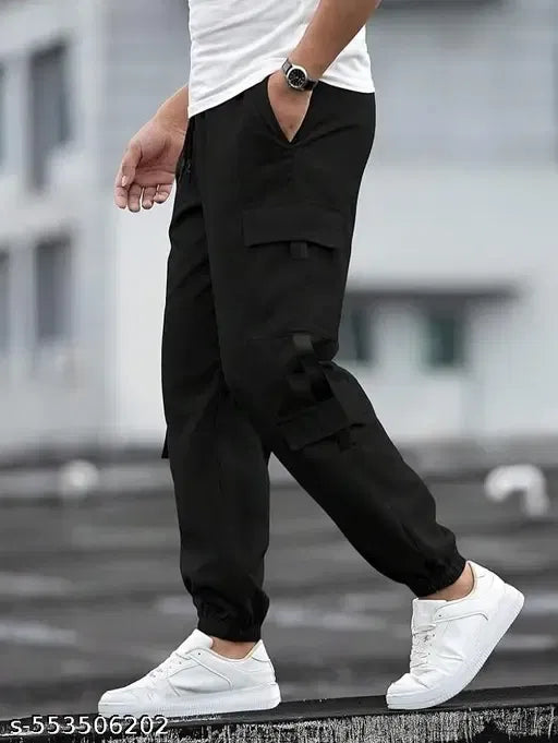 Men’s Black Cargo Jogger